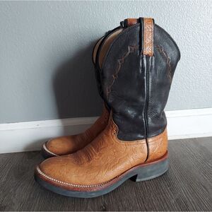 Mens Vintage Western Boots Size 7.5C